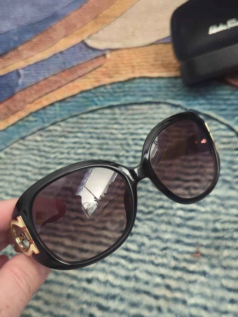 Salvatore Ferragamo Womens Sunglasses - Made In Italy! Hard Case‎ Included